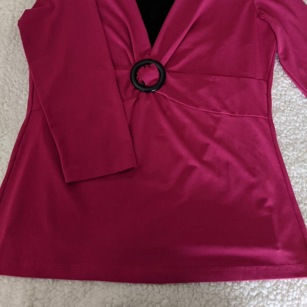 JM Collection blouse - Picture 3 of 3